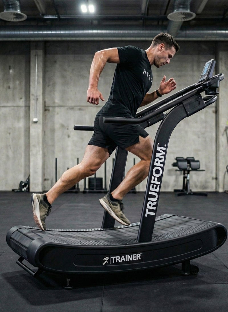 TRUEFORM TRAINER Curved Manual Treadmill - Premium Durable Treadmill - Free Installation - Military Grade Kevlar Belt - Shock Absorbent - Image 3